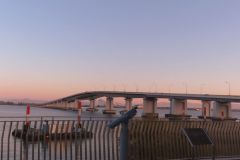 【道の駅】琵琶湖大橋の夕景