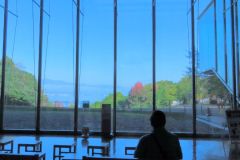 【琵琶湖博物館】琵琶湖を望む